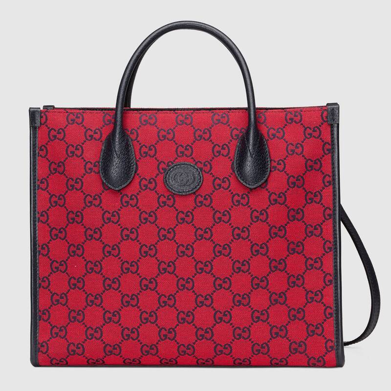 Gucci GG Small Tote Bag Shoulder Bag 659983 Red